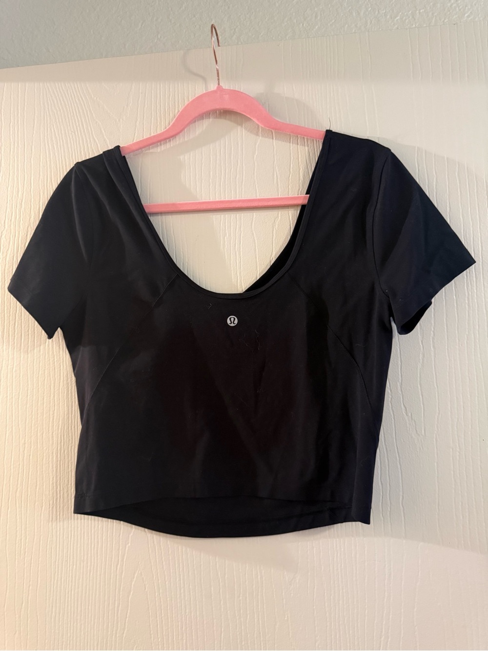 Black Lululemon Align Tee Top - Picture 2 of 2